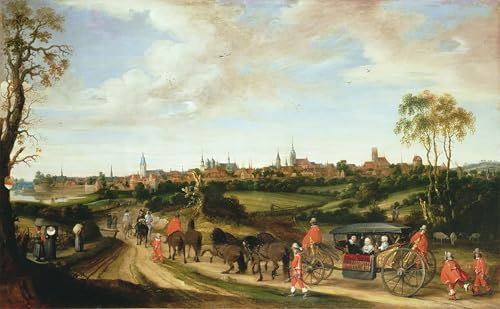 Tableau toile Adriaan Pauw Munster 60x90cm Gerard Ter Borch