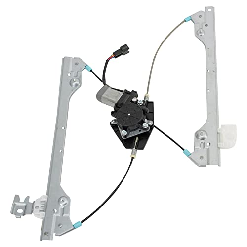 Image of TRQ Front Passenger Side Power Window Motor and Regulator Assembly One Touch Anti Pinch Compatible with 2008-13 Nissan Altima 2 Door CL32 Coupe