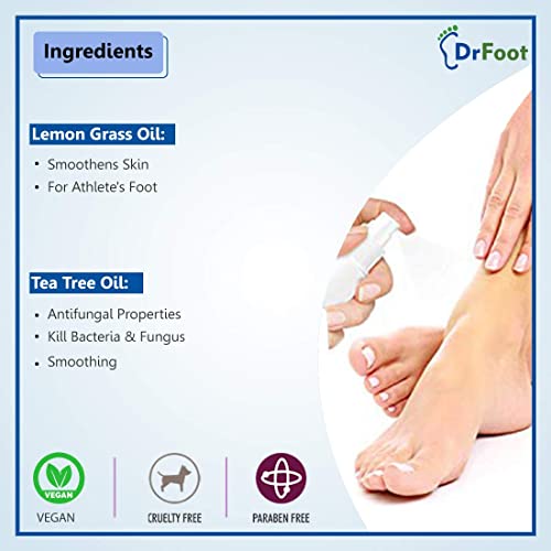 Dr Foot | Natural Foot & Shoe Unisex Deodorant Spray | Foot Spray For Smelly Feet | With Essential Oils | Shoe Spray For Bad Smell | 1 Count