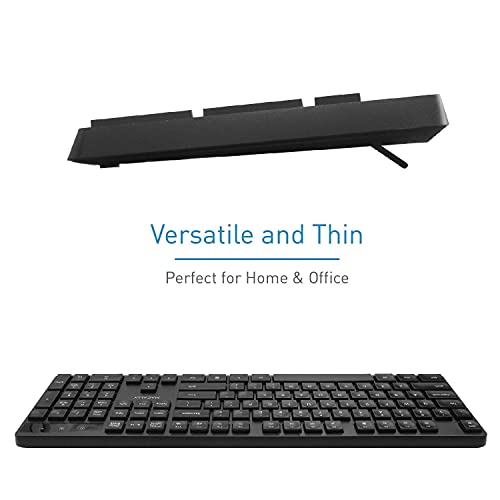 Macally 2.4G Wireless Keyboard an a 1080P Webcam, Enjoy Clear Streaming