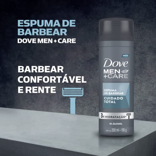 Espuma de Barbear Dove Men+Care Cuidado Total 200Ml, Dove