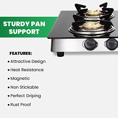 Compare Greenchef Brio Stainless Steel Manual Gas Stove (4 Burners