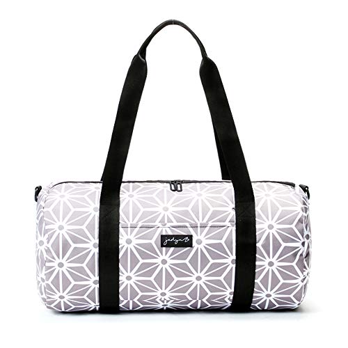 Jadyn 19” Barrel Womens Duffel/Gym/Weekender Bag (Geometric Gray)