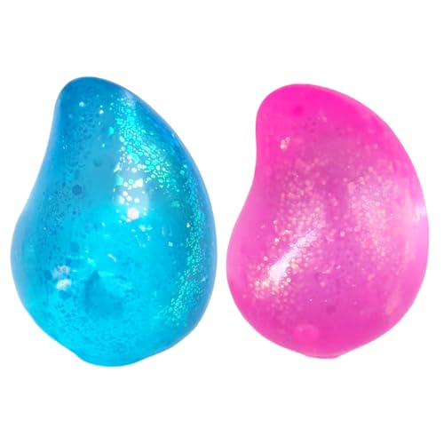 2pc Squishy Drop Stress Balls Fidget for Adults Water Drop Anxiety Relief
