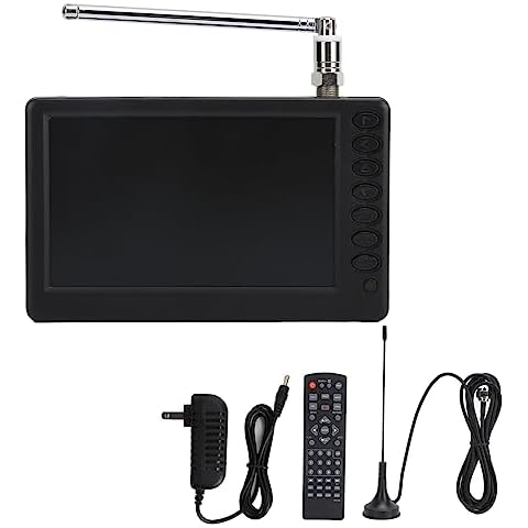 FOPEAS Portable 5-Inch Digital TV for Car Camping and Kitchen - Dual Voltage with for10-22 Power - Portable TV for Home Travel and Outdoor Use Cover