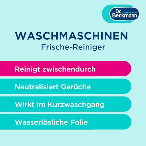 Dr. Beckmann Waschmaschinen-Frischereiniger | 3 x 20 g Caps – Ansicht 3