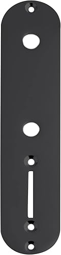 Miniatura 4 de Rubatone Placa de control de guitarra para Fender Tele Telecaster Squier Style Guitarra Eléctrica Metal Negro 1.346 in Ancho