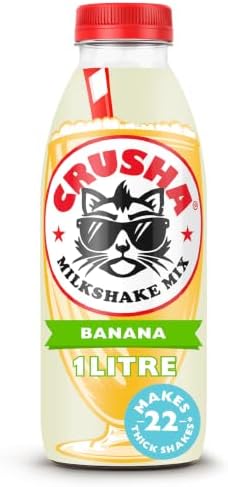 Crusha Milkshake Mix Banana Flavour 1 Litre