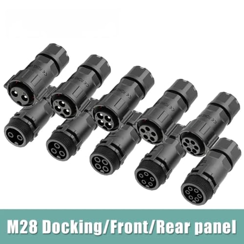 Conector M28 sin soldadura tipo tope para panel de 300V: evita fallos rápidos 3