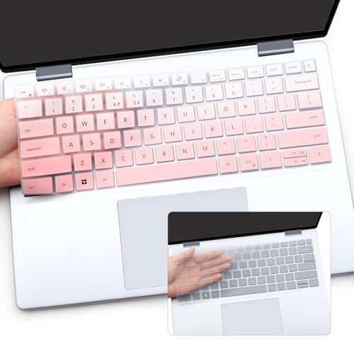 Protector de teclado para Dell Inspiron 14 y 16 OPink+Clear miniatura 1