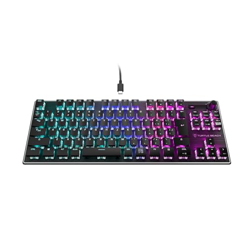 undefined Turtle Beach(タートルビーチ) ゲーミングキーボード Vulcan TKL AIMO JP 日本語配列 有線 ブラック/黒 メカニカル リニア テンキーレス RGB ボリュームダイヤル Windows 10以降【国内正規品】 の商品画像 3