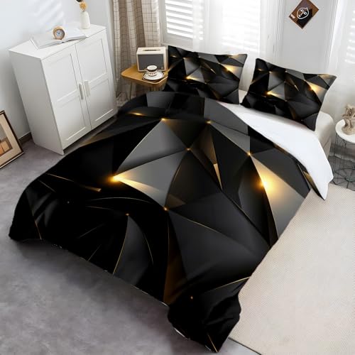 Housse de couette microfibre anti-plis et facile à enfiler grâce à sa fermeture éclair - 5