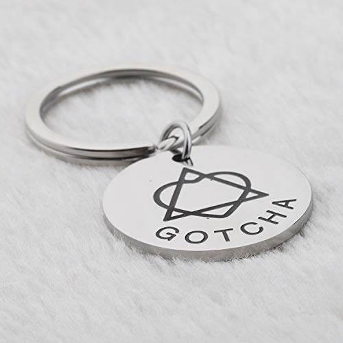 BNQL Adoption Symbol Necklace Gotcha Day Necklace Mother's Gift (keychain)4