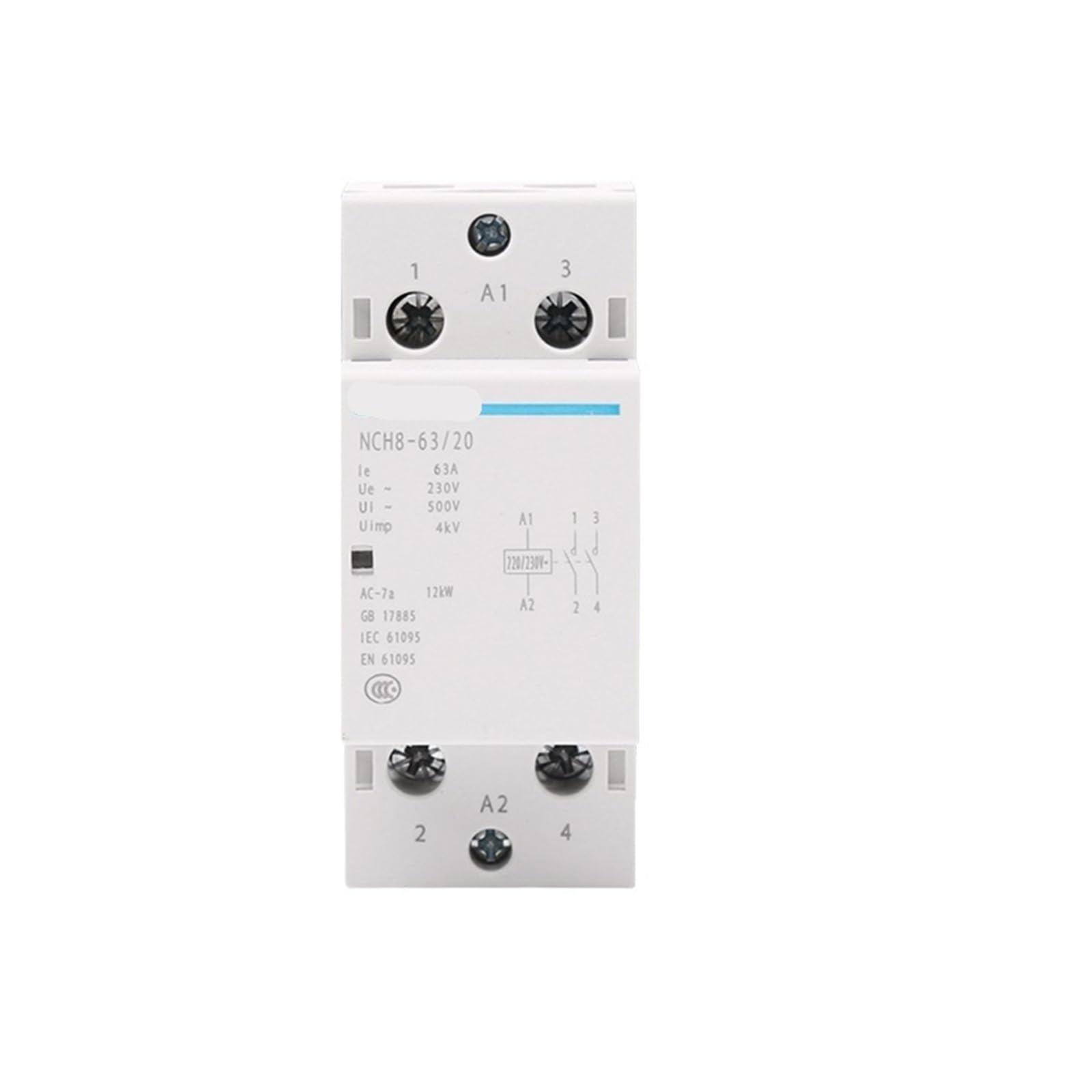 Contacteur CA 2P 63A silencieux NCH8 pour optimiser la gestion du chauffage électrique 230V