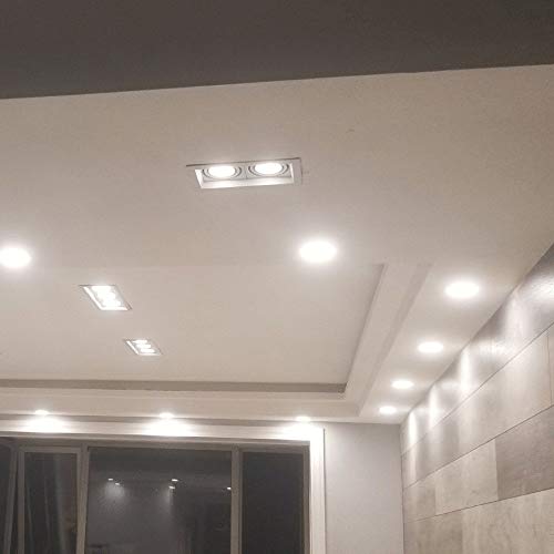 Downlight LED COB double 20W à économie d'énergie pour couloir d'hôtel