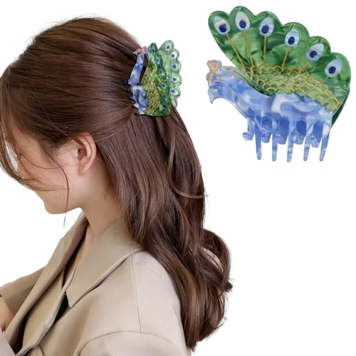 Accessoires de cheveux marins paon pour le style quotidien