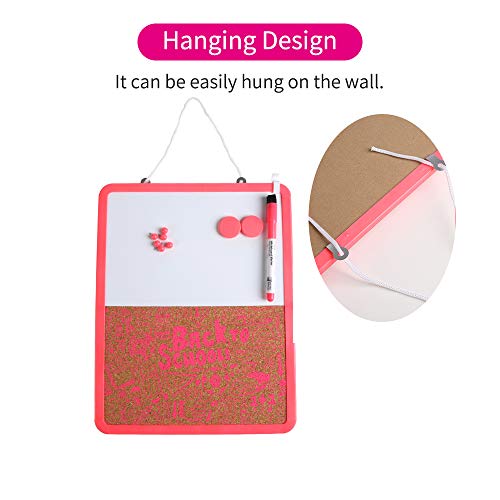 Quadro de escrita multifuncional Dry Erase Chidren's Graffiti Board Combo Quadro branco e quadro de