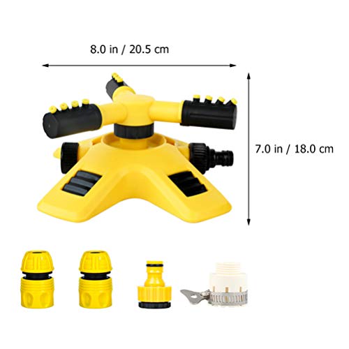 TEHAUX 1 Conjunto Jardim Sprinkler 360 ° Rotating Aspersão Gramado Jardim Aspersores de Água Do de I