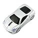 CHUYI 2.4ghz Wireless Sport Car Mouse Optical Mouse Mice Ergonomic Design for Computer Laptop (Silver)
