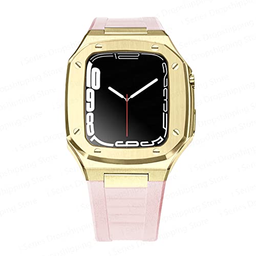 Protection Apple Watch antichoc kit de modification boîtier métal iWatch 44mm 45mm