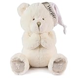 GUND Personalized Goodnight Prayer Bear - Animated Stuffed Animal Toy, Singing and Praying Teddy for Interactive Play, 11 Inch Plush for Baby Girls and Boys with Custom Name