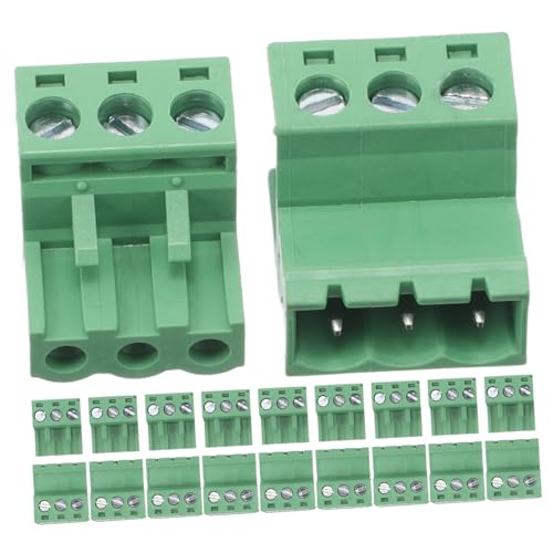 Bornier électrique pas 5,08 mm ERINGOGO 3 broches connecteur PCB à vis en cuivre