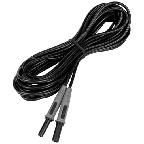 Klein Tools 69358 Lead Adapters, Extension Cable for Meters with Banana Jack Inputs, 20-Fo