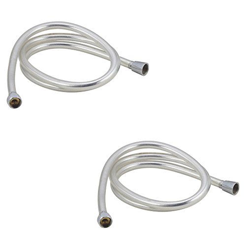Kamal Flexible Pipe Hose Shower Tube (PVC) | Health Faucet Tube | 1 Meters | Elegant Finish, Anti-Corrosive (Pack of 2) (B07P9N5ZSY) Amazon Price History, Amazon Price Tracker