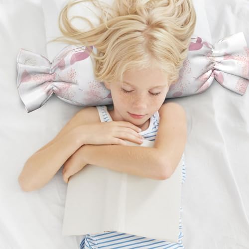 Almohada de espuma viscoelástica forma caramelo diseño floral miniatura 6