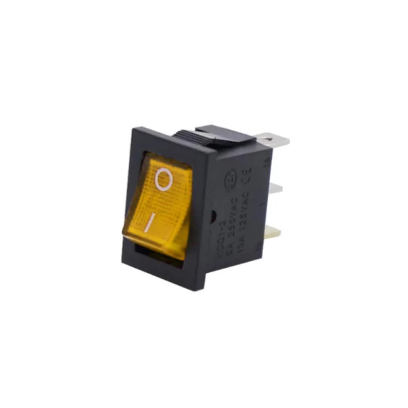 こい　スイッチ 5PCS KCD1 21 * 15mm Rocker Boat Switch 6A/250V 10A/125V AC 6