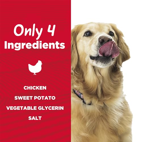 image for Country Kitchen Chicken & Sweet Potato Jerky Tender Dog Treats, Made w