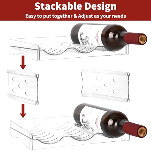 Ez Cozy WATER BOTTLE ORGANIZER Wine Rack-4 Pack Stackable Wine Rack thumb #1