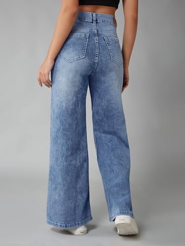 Image of Dolce Crudo Women's High Waist Straight Fit Jeans