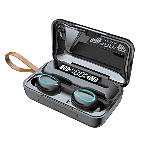 Hicasa Auriculares Inalámbricos Bluetooth con Control Táctil, Auriculares Intraurales con Pantalla de Carga LED y Calidad de Sonido HD, Resistente al Agua IPX7 y Cómodo de Usar para Deportes Cover