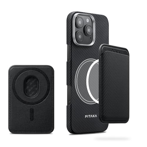 pitaka Slim MagSafe Cüzdan, MagSafe, Aramid ile Uyumlu,…