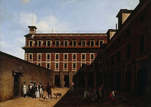 Tableau La prison des Madelonnettes par Boilly - Poster impression d'art mural 60x90cm