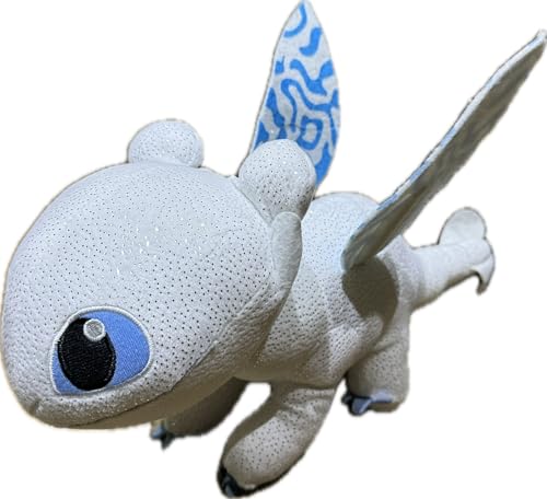 Peluche Light Fury Furie Blanche 30cm Dragons 3 doudou Play by Play original pour enfant