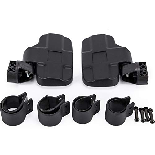 2 peças de espelhos retrovisores retrovisores Laterais para Polaris RZR da LIOOBO