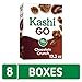 Kashi GO Cold Breakfast Cereal, Fiber Cereal, Vegan Protein, Chocolate Crunch (8 Boxes)