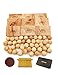 L.M.&L.W. Cedar Blocks Lavender Sachets Cedar Balls Aromatic Alternative Perfect Clothes Closet Drawer Liners Deodorant Home Essential Supplies 49 Packs/Set