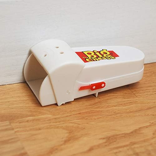 The Big Cheese STV155 Live Catch Mouse Traps (Baited, Ready to Use, Easy to Set Humane Rodent Pest Traps) - Twin Pack, Clear, 5.1 cm*21.8 cm*13.5 cm