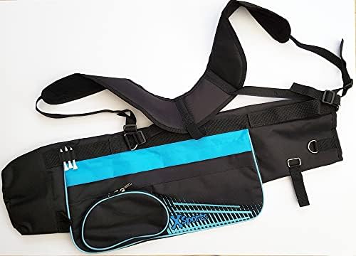 XSports Half Set Golf Club Carry Bag. Twin Carry Strap. Lightweight. Two Pocket