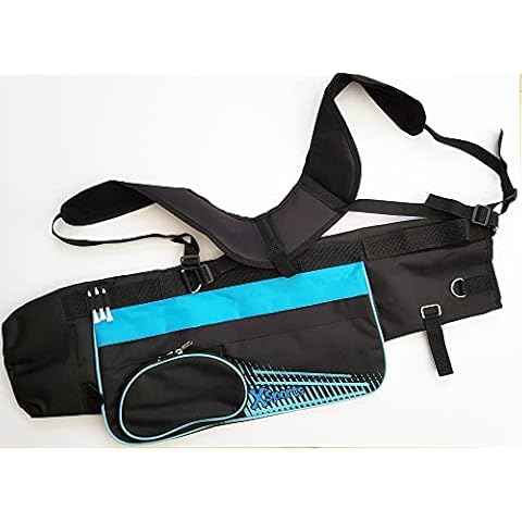 ‘X’Sports Half Set Golf Club Carry Bag. Twin Carry Strap. Lightweight. Two Pocket Cover