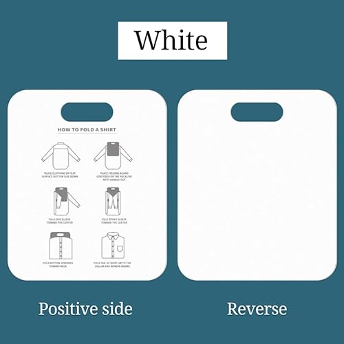 Miniatura 2 de Zerodis Tabla plegable para camisas, tabla plegable para camisetas, tabla plegable para ropa, carpeta de lavandería de plástico, herramienta de