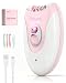 Epilierer Damen, Haarentferner für Gesicht, Körper, Beine, 2 Geschwindigkeitsstufen,Elek... Kabelloser Gesichtsepilierer mit LED-Licht, women's epilator