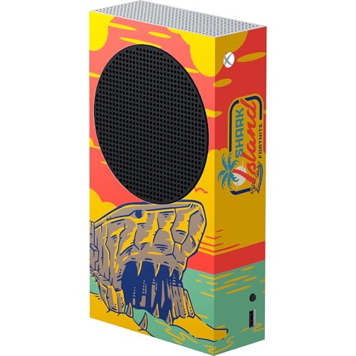 Razer Fortnite Console Skin: Xbox Series S - Full Wrap - Premium 3M Cast Vinyl - Scratch Protection - Unique Designs & Finishes - Easy Application - Shark Island by Razer - Used condition - US$5.38