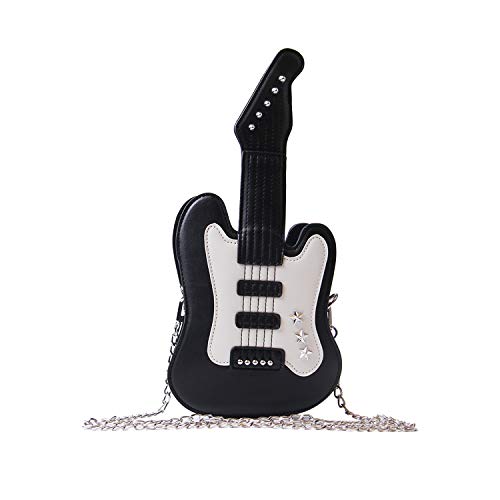 Bolso Mujer Forma Guitarra Piano Crossbody Pequeño miniatura 1