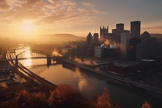 Fun Jigsaw Puzzles for Adults 1000 Pieces Sunset Pittsburgh Pennsylvania America City Skyline Puzzle Home Decor Challenging Gift Suitable Family Friends