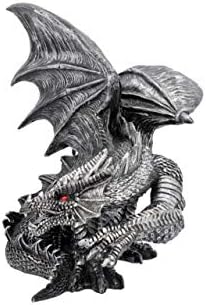 Nemesis Now Obsidian Figurine 25cm Silver, Resin, One Size