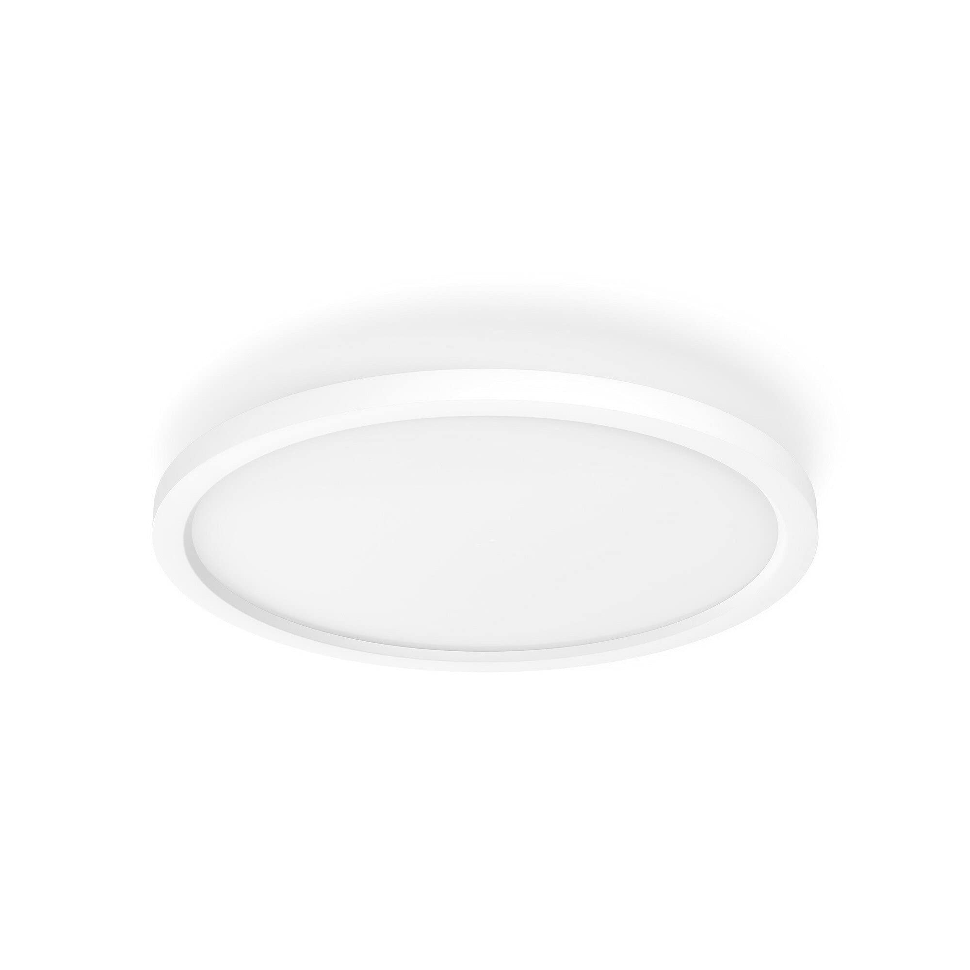 Philips Hue White Ambiance Aurelle, Plafoniera LED Smart, Bluetooh, 24,5 W, Rotonda, Bianco, Telecomando Dimmer Switch incluso